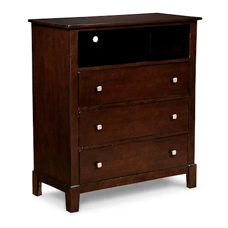 Contemporary 3 Drawer Media Chest